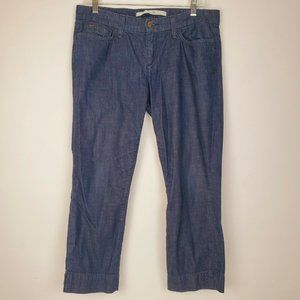 Joes Jeans Womens Dark Wash Socialite Kicker Capri
